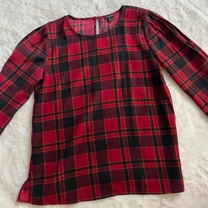 Ann Taylor Plaid top
